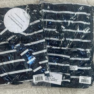 Brand new labor and delivery gown with matching swaddle set